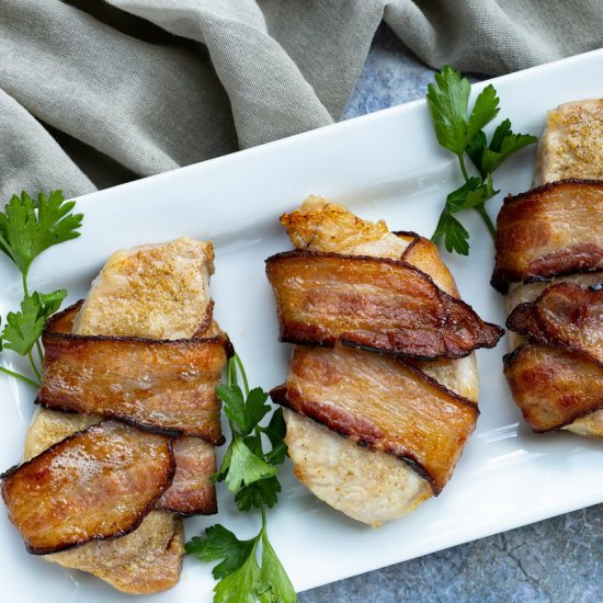 Bacon Wrapped Pork Chops