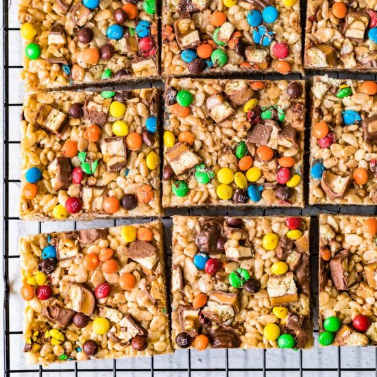 Loaded Rice Crispy Treats!