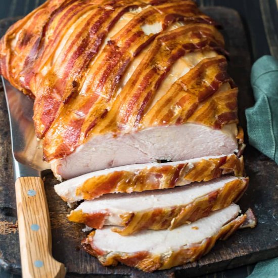 Bacon Wrapped Turkey!