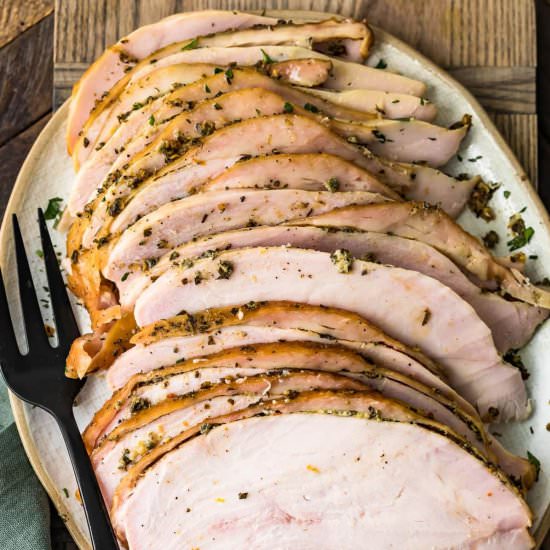 Juicy Smoked Turkey Breast!