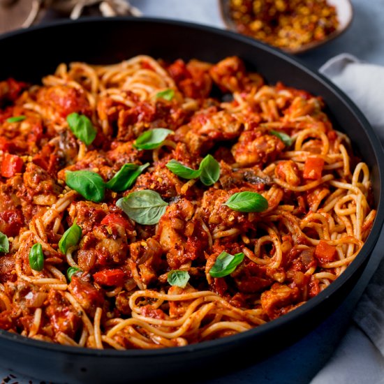 Chicken Red Pepper Pasta