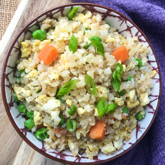 Low Carb Cauliflower Fried Rice