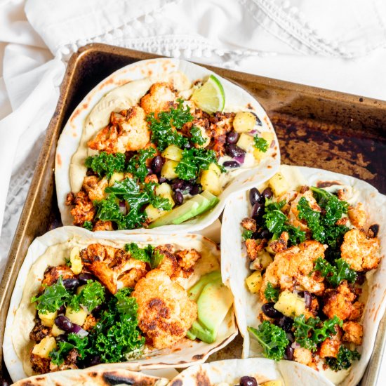 Blackened Cauliflower Tacos