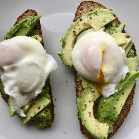 Poached Egg on Avocado Toast