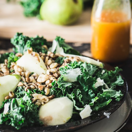 Persimmon & Kale Salad