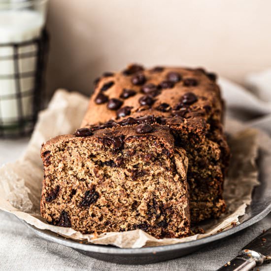 Vegan Chocolate Chip Banana Bread