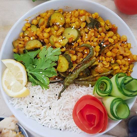 YELLOW SPLIT PEA WITH ZUCCHINI