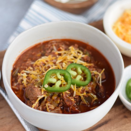 Ninja Foodi Chili (low carb / keto)