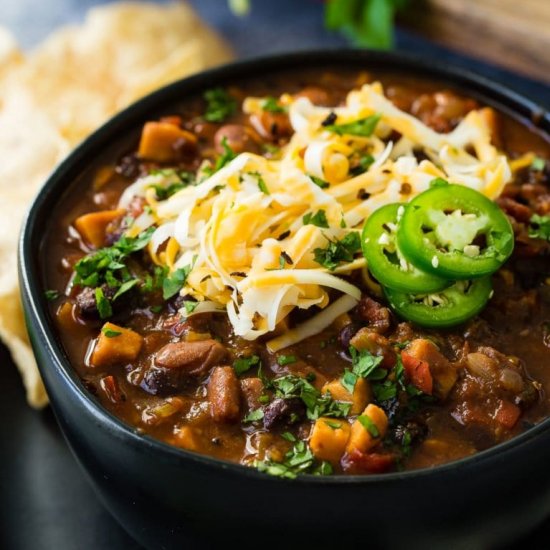 Instant Pot Vegetarian Chili