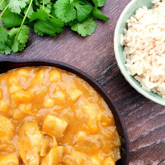 Chicken, Chickpea & Butternut Korma