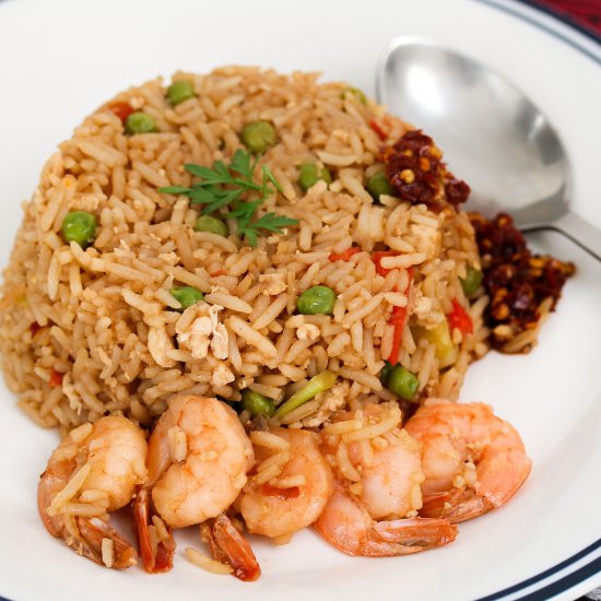 Simple Prawn Fried Rice Recipe