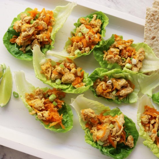 San Choy Bau: Chicken Lettuce Wraps