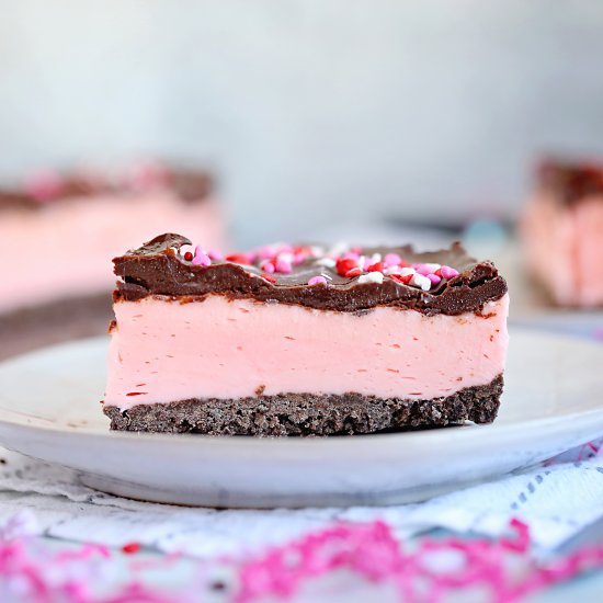 Chocolate Strawberry Cheesecake