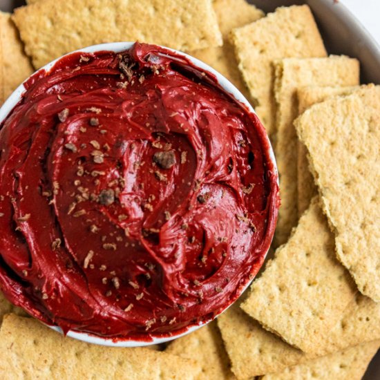 Red Velvet Cheesecake Dip