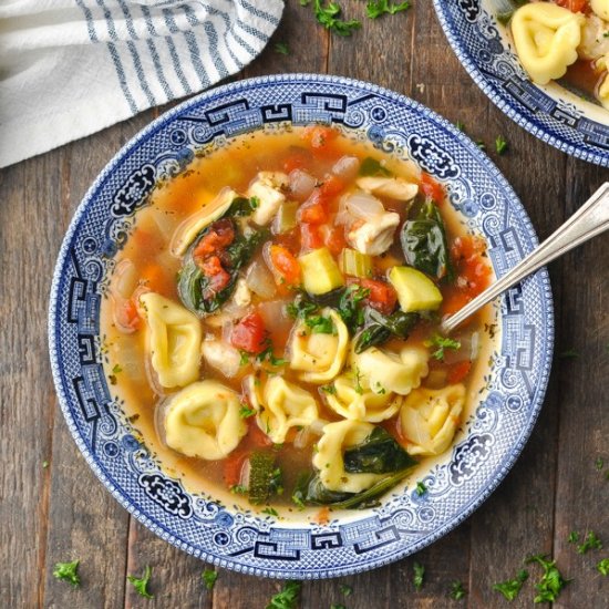 Chicken Tortellini Soup