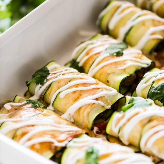 Zucchini Enchiladas