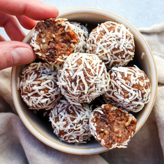 carrot cake bites