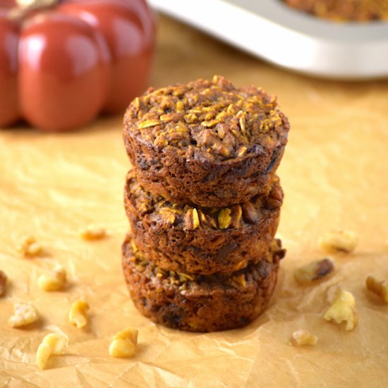 pumpkin baked oatmeal cups