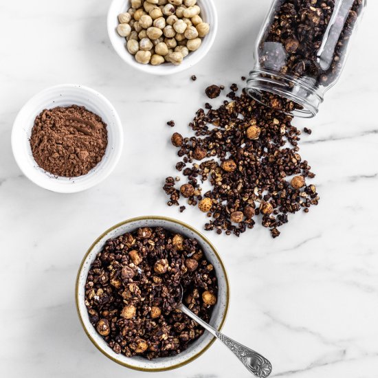 Chocolate Hazelnut Granola