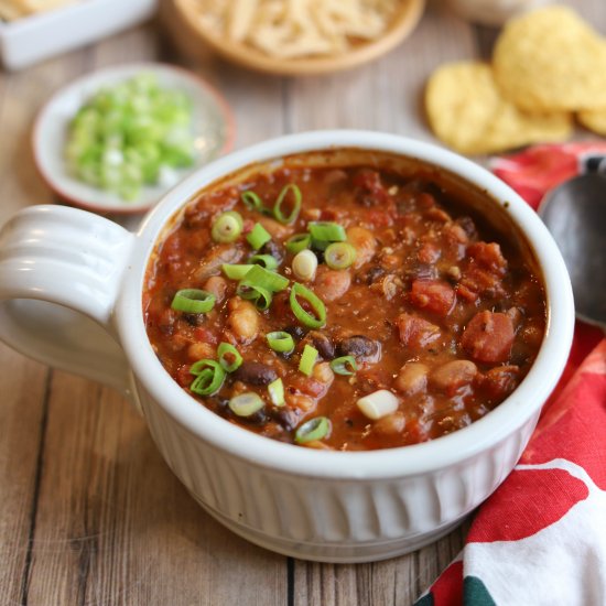 3 bean chili