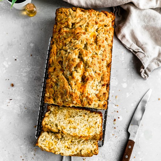 Cheddar Herb Beer Bread