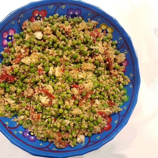 Green Pea Quinoa Salad