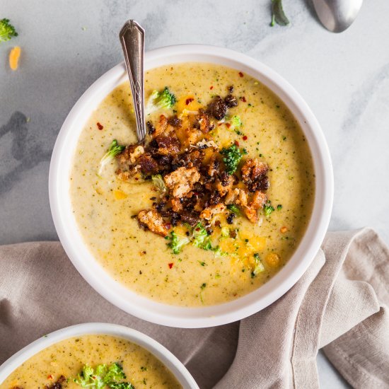 broccoli beer cheddar soup