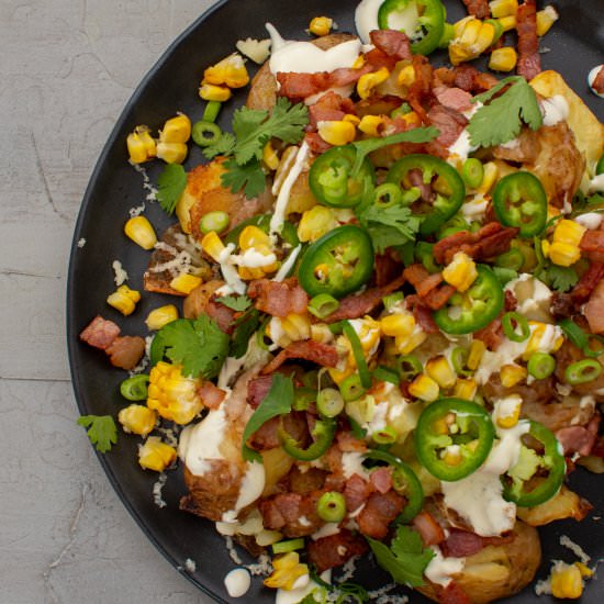 Loaded Smashed Potatoes