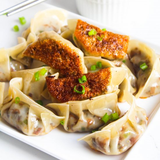 Mushroom Gyozas