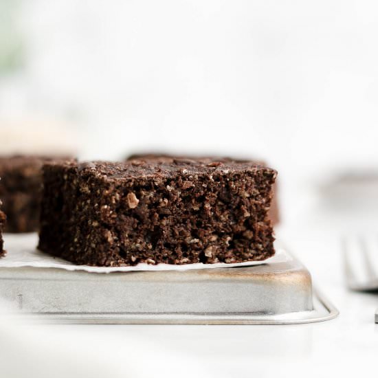 Double Chocolate Oatmeal Snack Cake