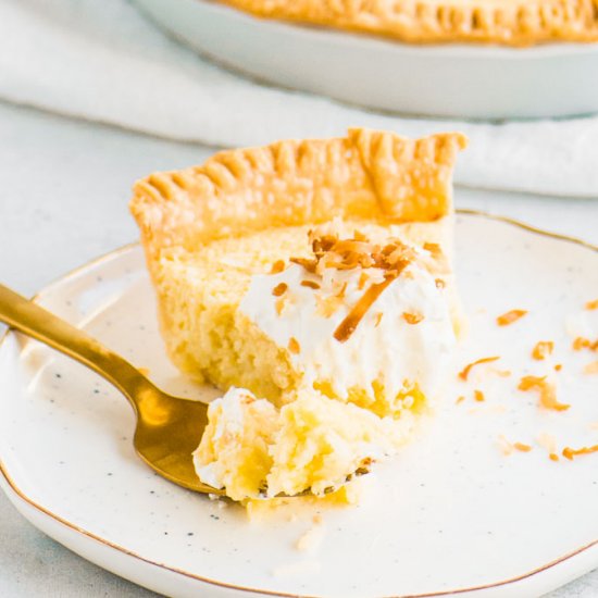 Coconut Custard Pie