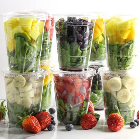 How to Meal Prep Smoothies