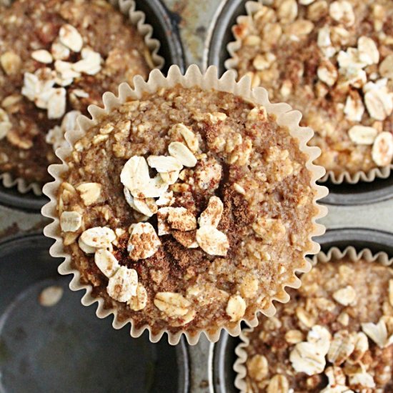 Cinnamon Oat Muffins