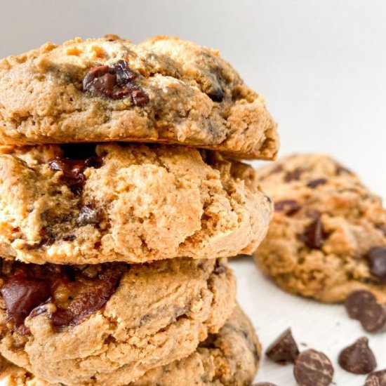 Healthy Choc Chip Cherry Cookies