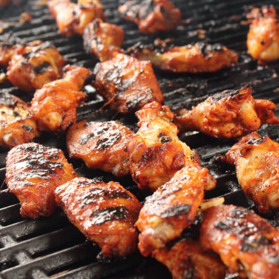 Grilled BBQ Chicken Wings