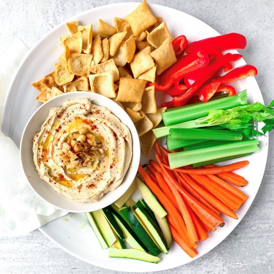 Roasted cauliflower hummus