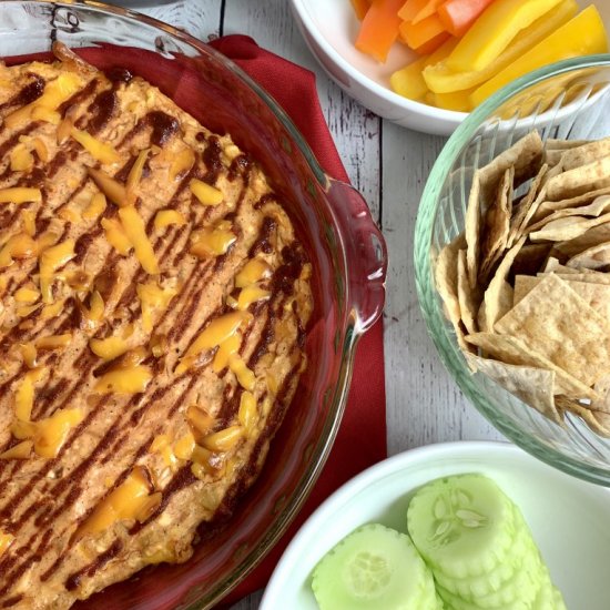 Easy BBQ Chicken Dip