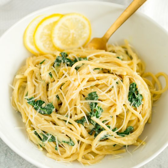 One Pot Lemon Parmesan Pasta