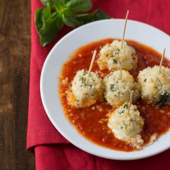 Baked Mozzarella Bites