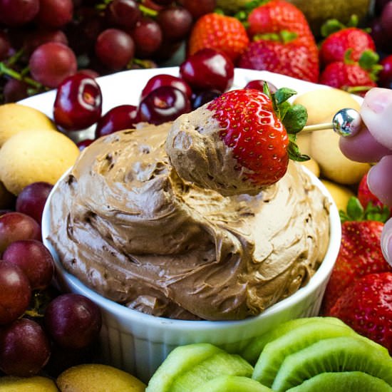 Chocolate Lovers Fruit Dip Recipe