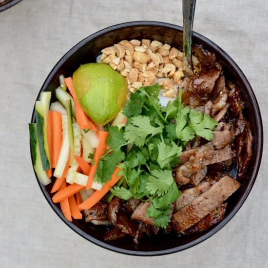 Gluten Free Pork Noodle Bowls