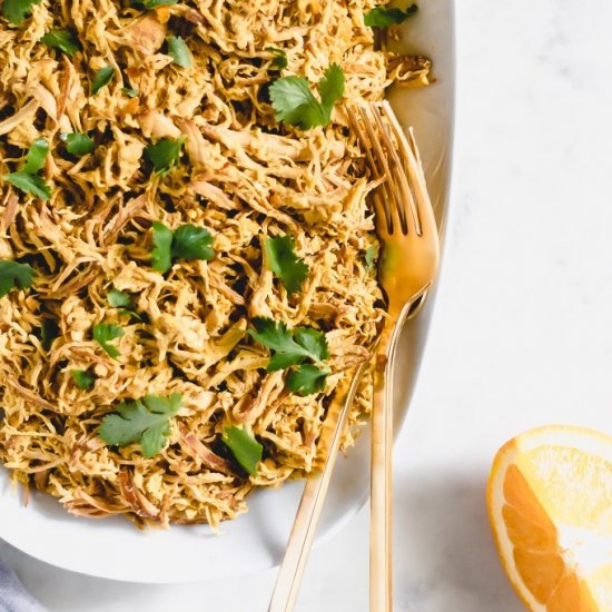 Slow Cooker Orange Ginger Chicken