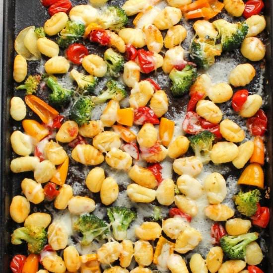 Sheet Pan Gnocchi with Vegetables