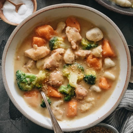 Creamy Chicken Sweet Potato Stew