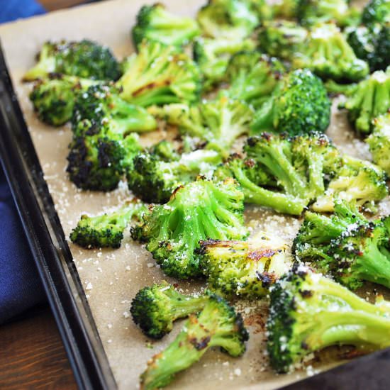 Amazing Roasted Frozen Broccoli