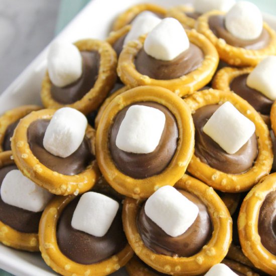 S’mores Pretzel Bites