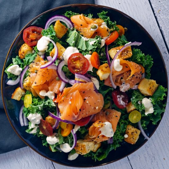 Lox and Bagel Salad