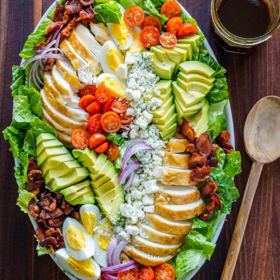 Cobb Salad With The Best Dressing