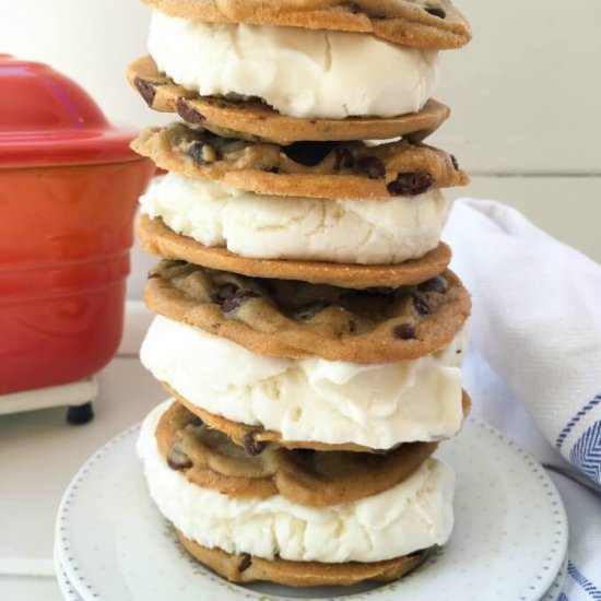 2-Ingredient Ice Cream Sandwiches