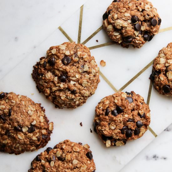 Vegan & GF Chocolate Chip Cookies